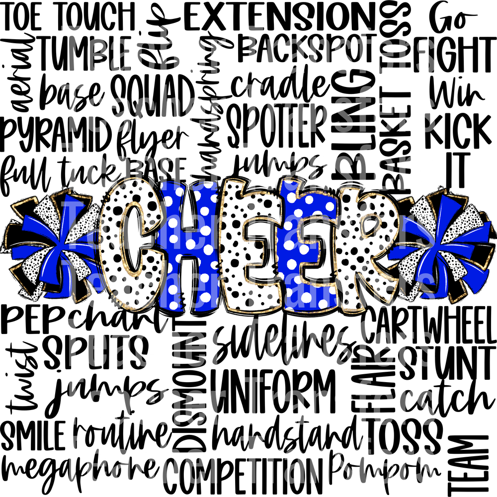 CheerDoodleWordArtRBBlk