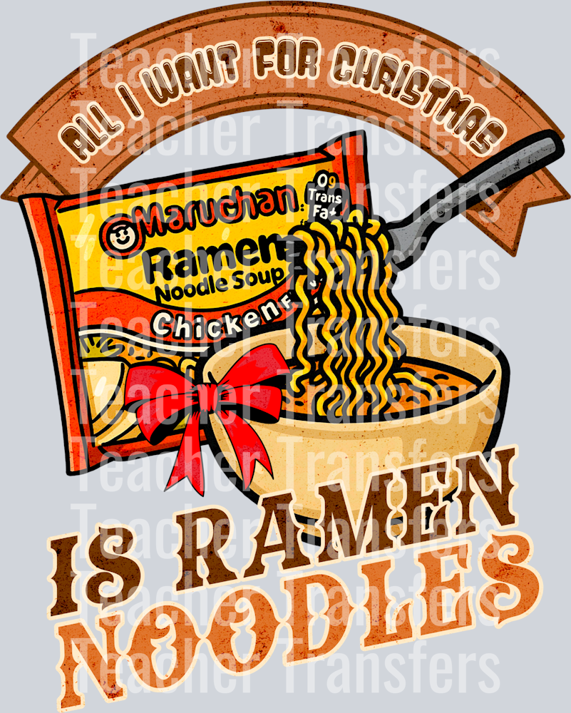 All i want for Christmas is ramen noodles hwds