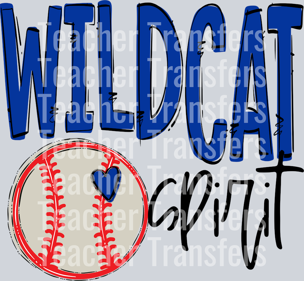 Team Go Spirit Wildcat Baseball Royal