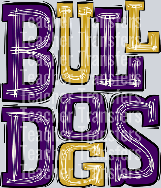 Bulldogs Purple Gold