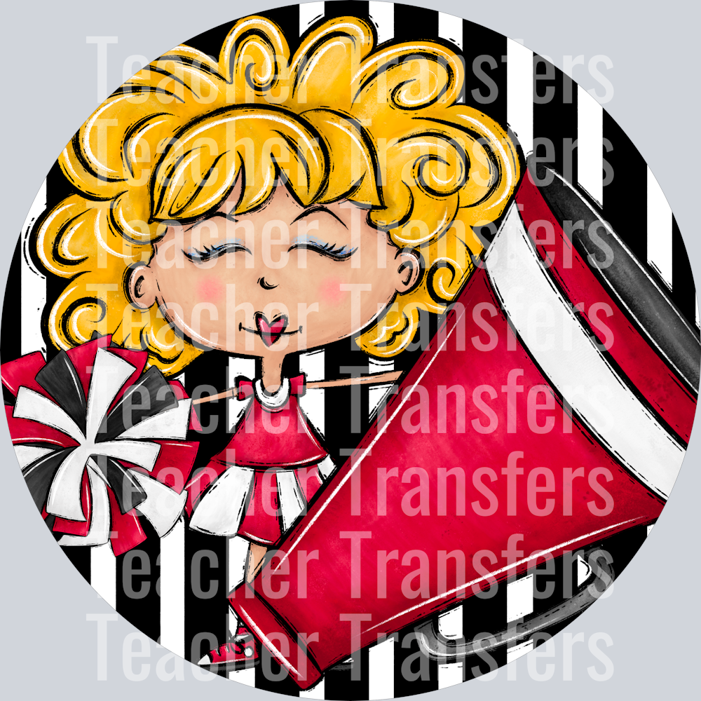 Cheer Bag Tags Red Light