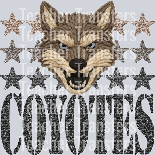 YARN MASCOTS COYOTES