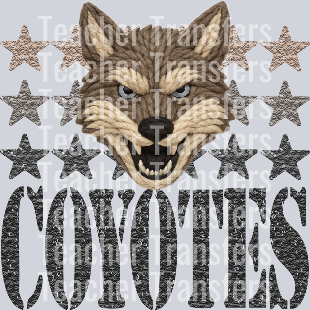 YARN MASCOTS COYOTES