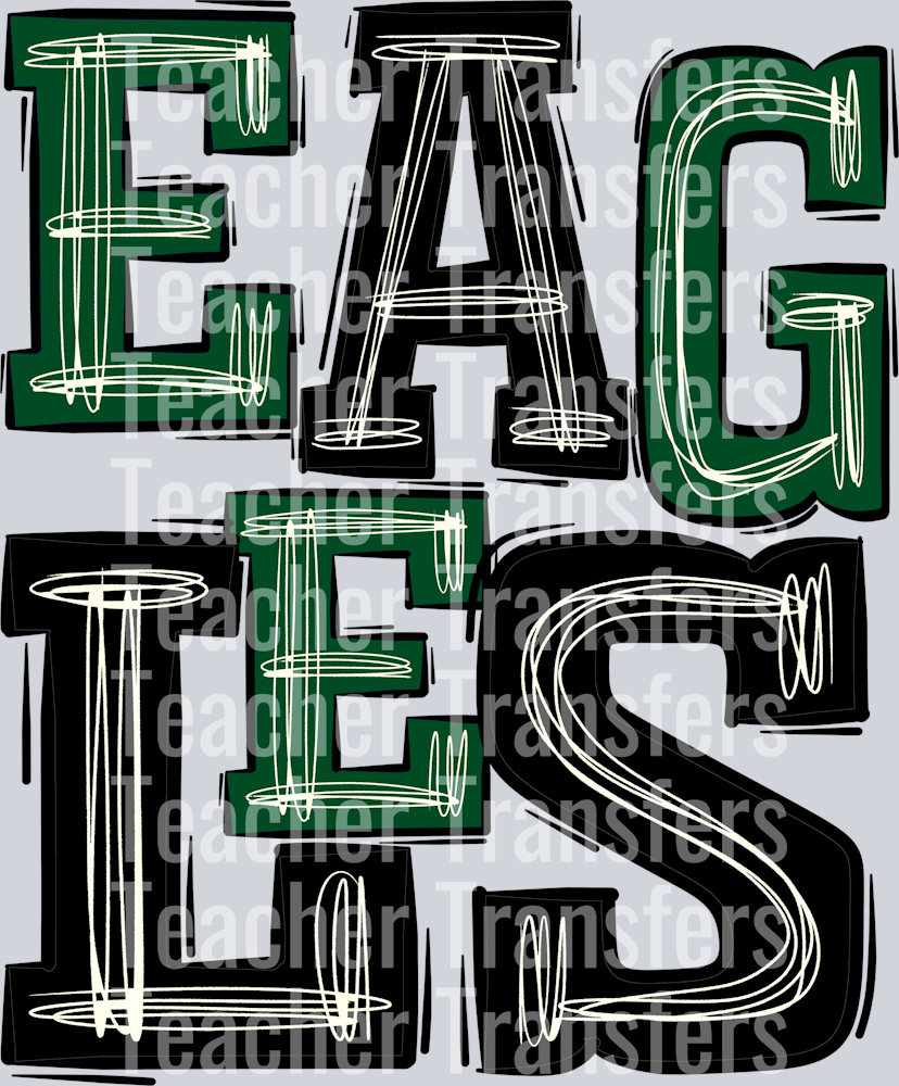 Eagles Black Hunter Green