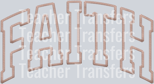 FAITH Peach stitch