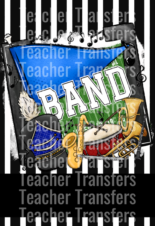 Band Flags Blue