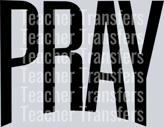 PRAY OVERSIZED BLACK