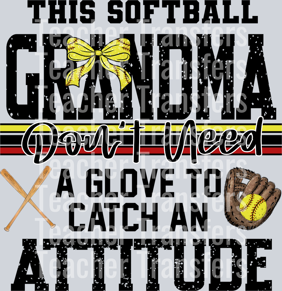 This softball grandma Don’t Need A Glove
