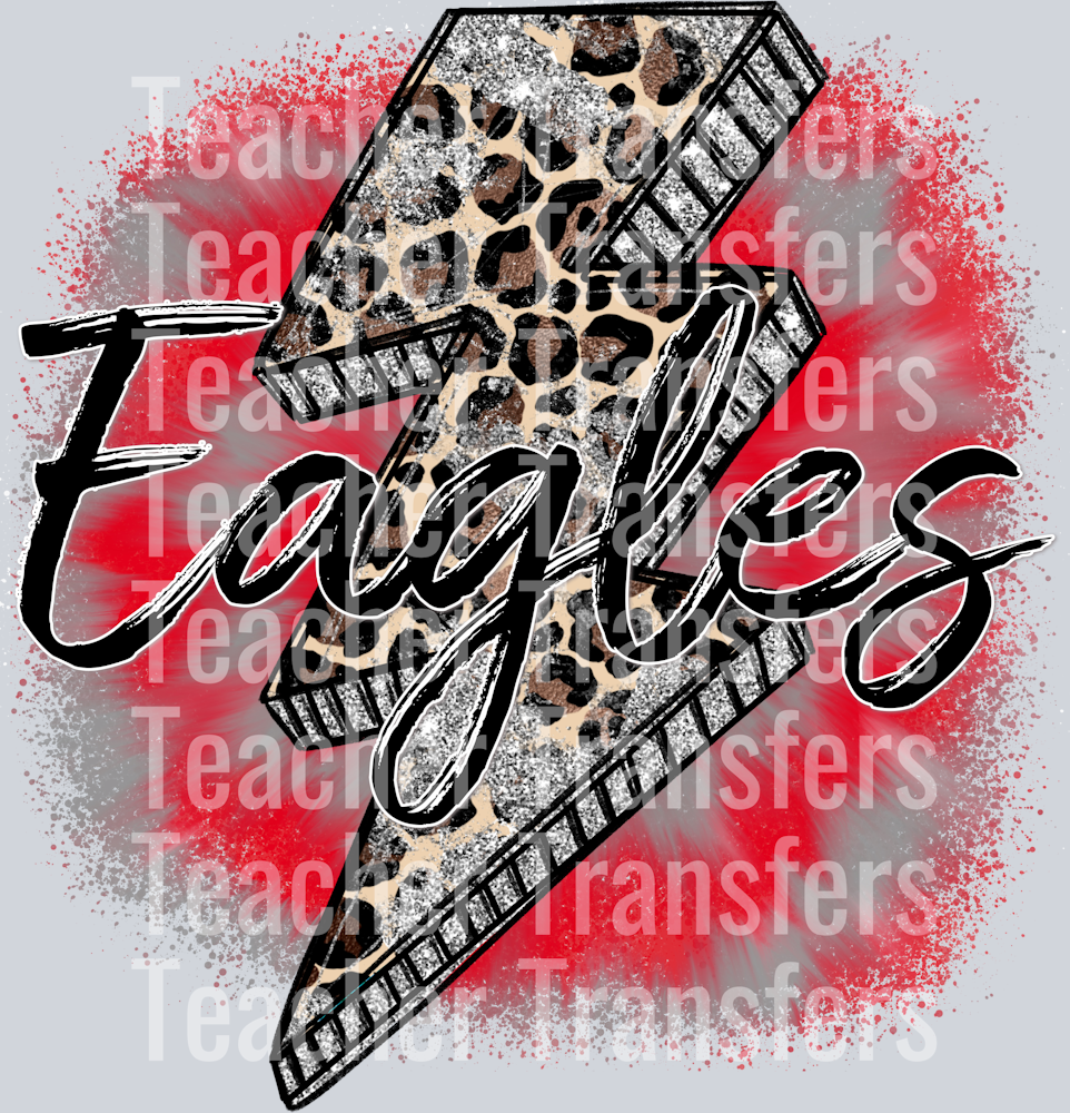 Eagles Silver Red