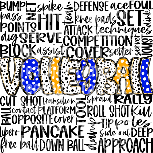 VolleyballDoodleWordArtRBYG