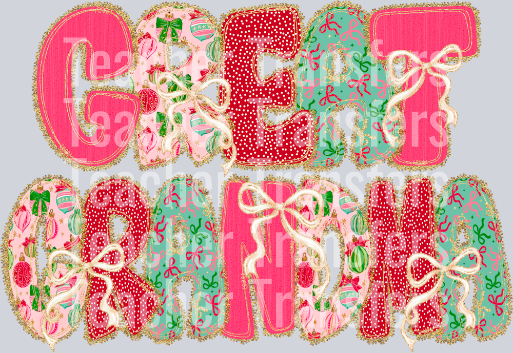 ChristmasBowLace GreatGrandma