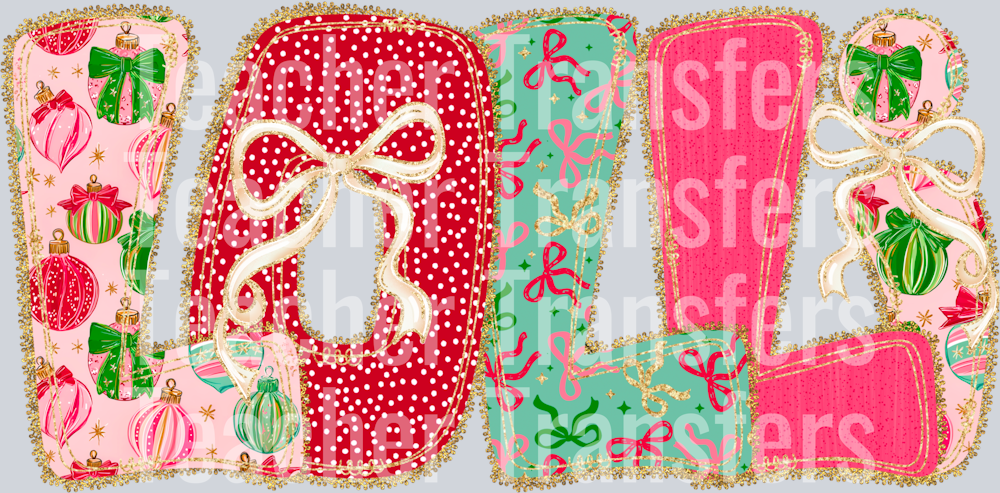 ChristmasBowLace Lolli