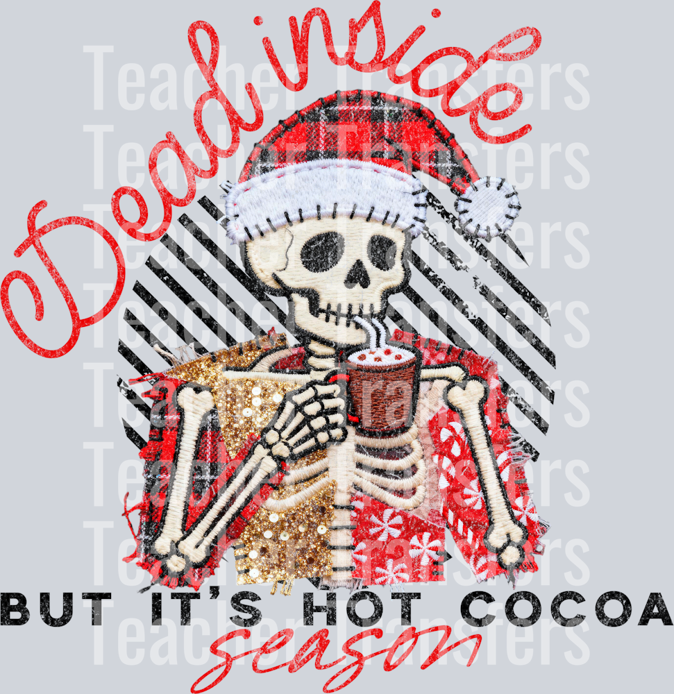 dead inside but its hot cocoa season hwds