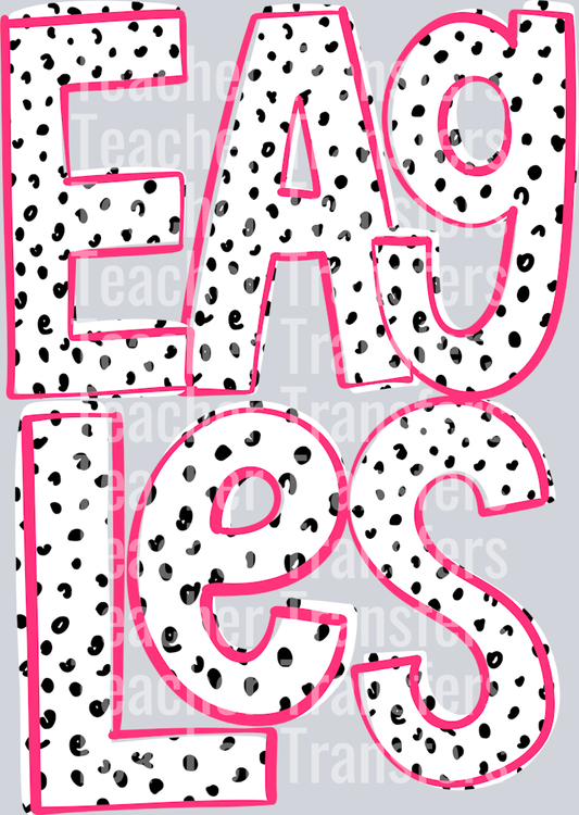 Eagles Pink Outline