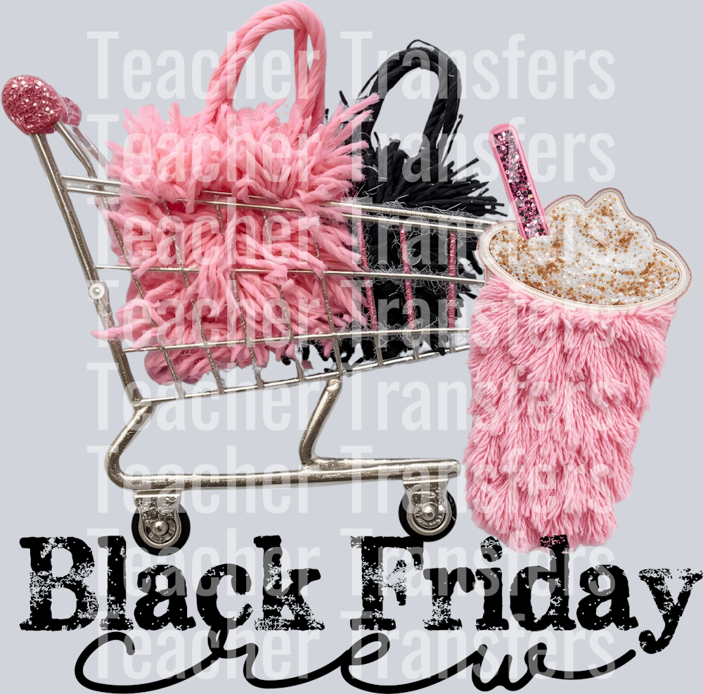 BLACK FRIDAY CREW FAUX YARN