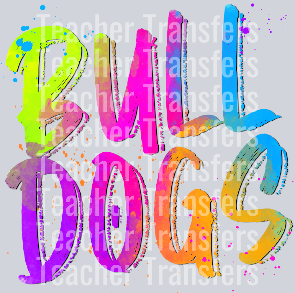 NEON MASCOTS Bulldogs
