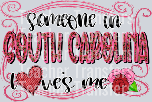 Someone in SOUTH CAROLINA Loves Me