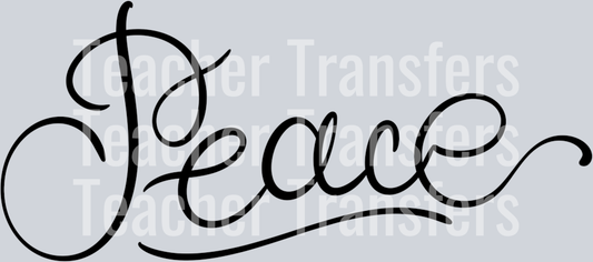 Peace Lettering Only