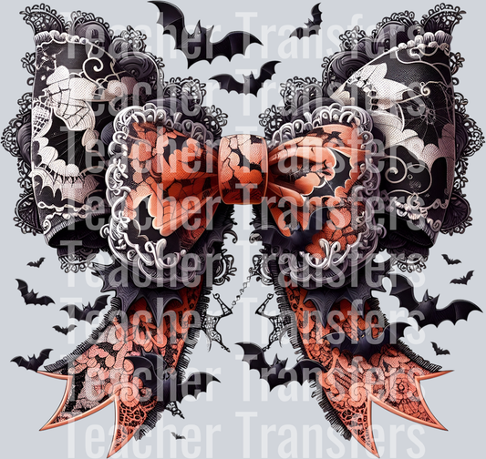 LACE HALLOWEEN BOW