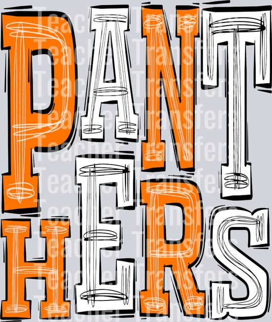 Panthers-Orange-White