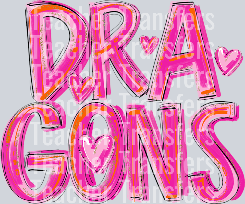 DRAGONS Pretty in Pink