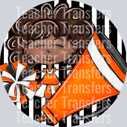 Cheer Bag Tags Orange Medium