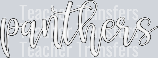 [team] panthers white