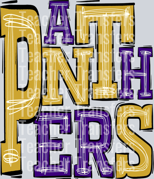 Panthers Purple Gold