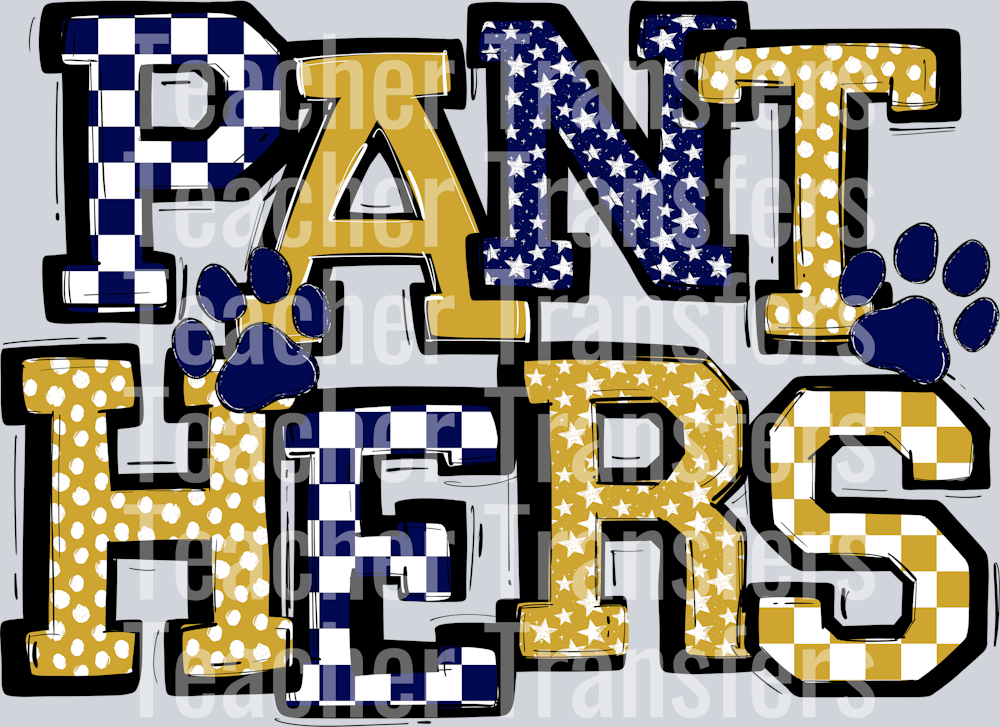 PANTHERS NAVY VEGAS PAWS