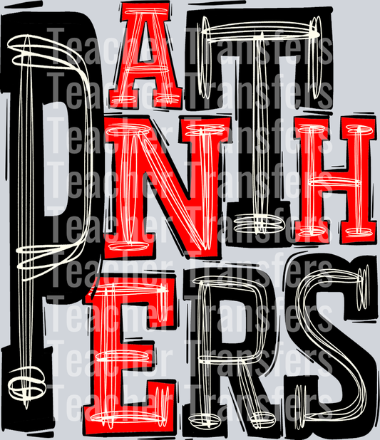 Panthers Red Black