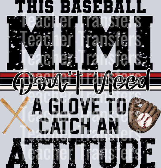 This baseball Mimi don’t need a glove
