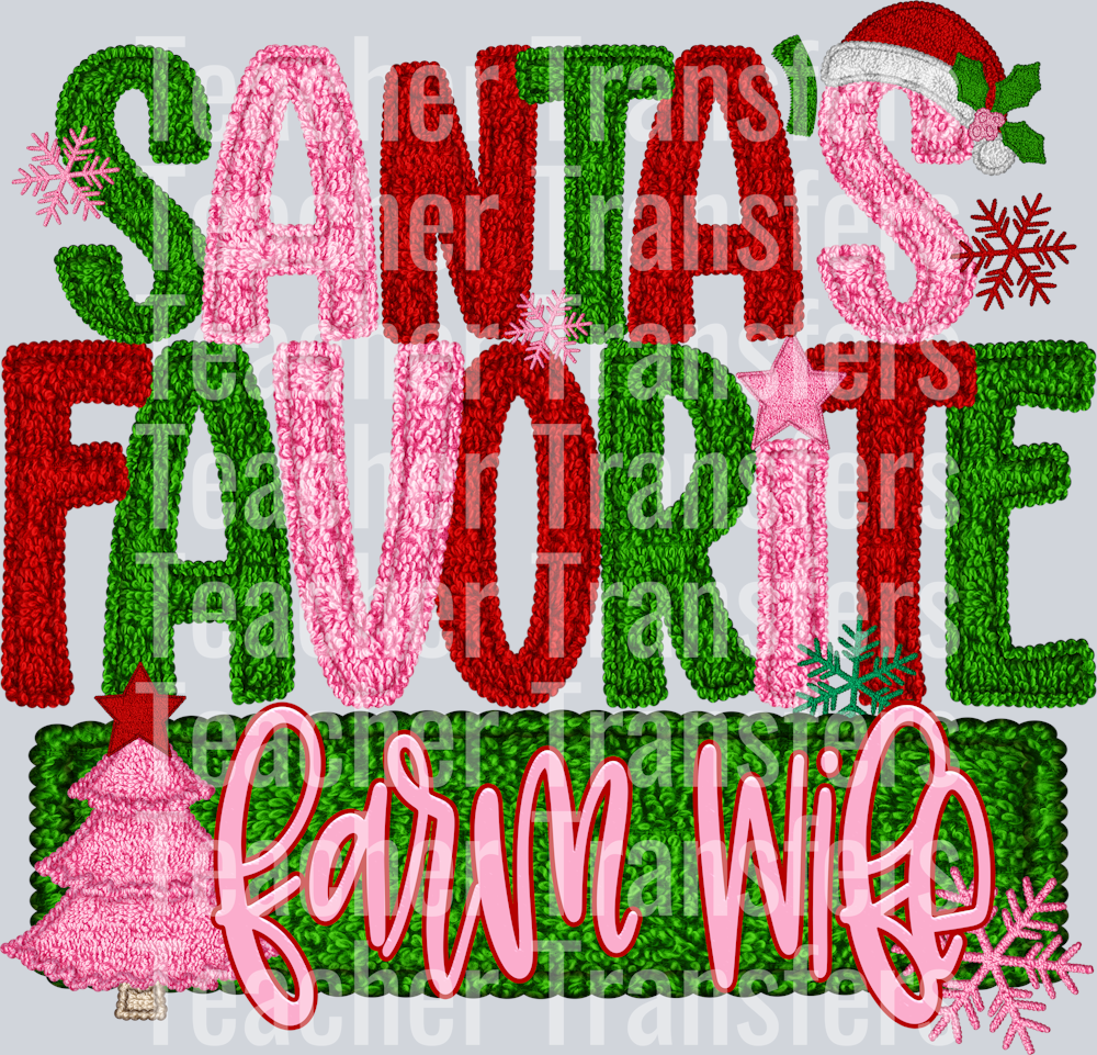 SANTAS FAVORITE FARM WIFE