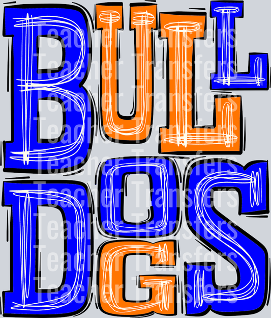 Bulldogs Blue and Orange