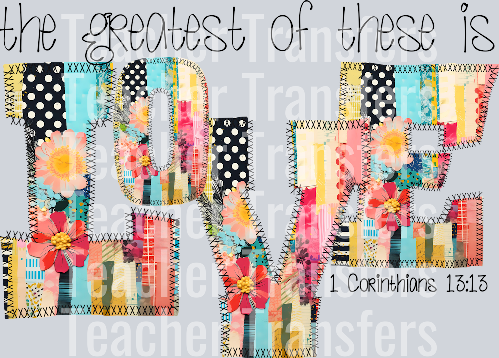 The Greatest of These is Love SG