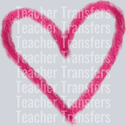 Yarn Heart Outline Only