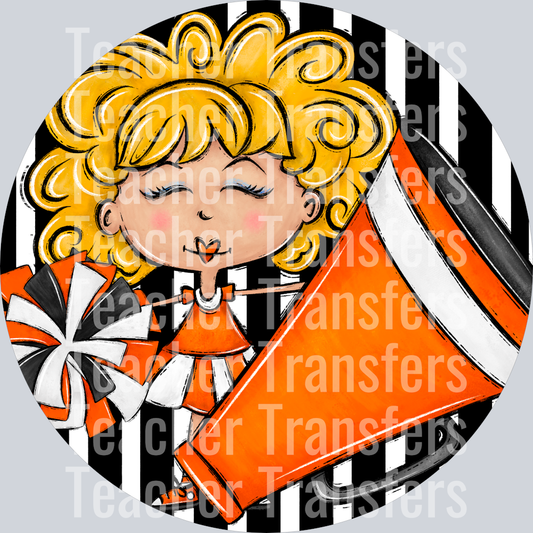 Cheer Bag Tags Orange Light