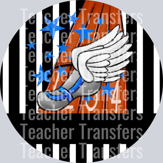 TRACK ORNAMENTS BLUE