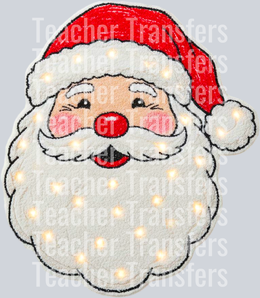 Faux Light up Santa hwds