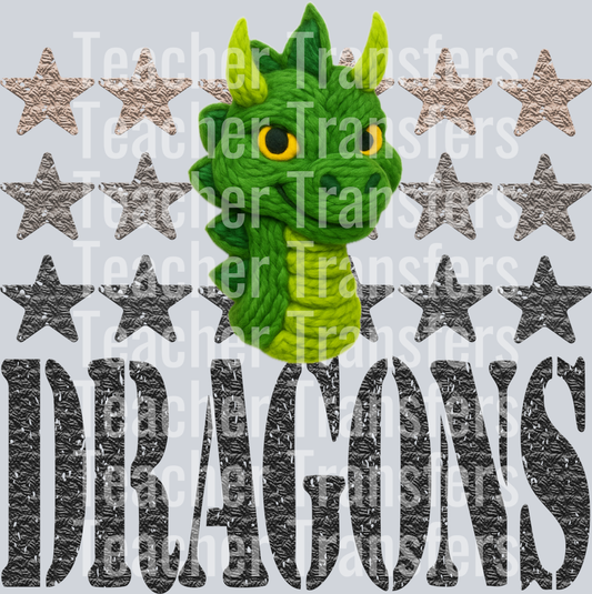 YARN MASCOTS DRAGONS