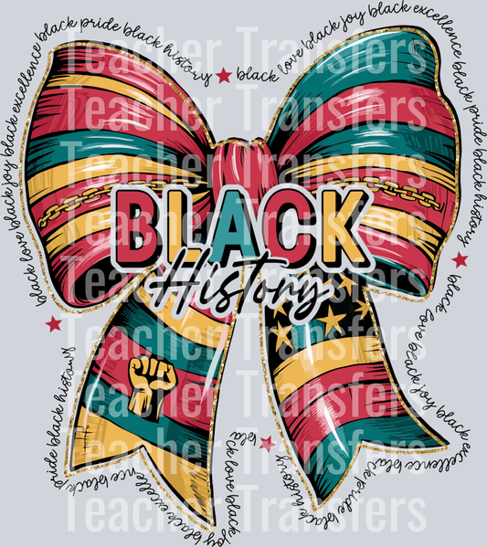 Black history Coquette Bow