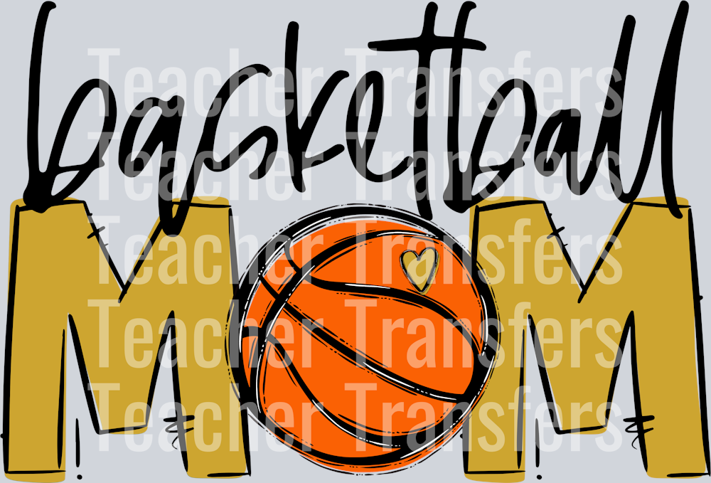 Basketball Mom Vegas gold No Flowers